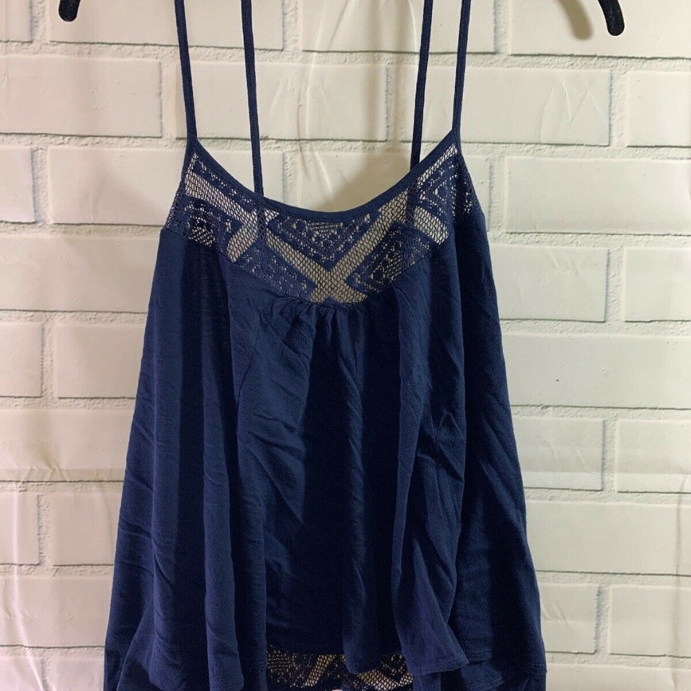 NWT Billabong Ladder Back Navy Blue Tank - Large